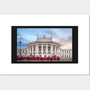 Burgtheater in Vienna, Austria Posters and Art